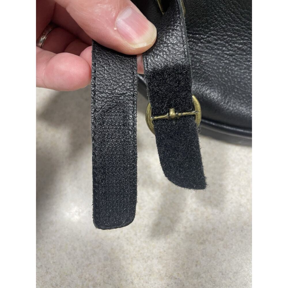 Fly London Peep Toe Sandals Shoes Adjustable Black Leather Women’s Size 42/US 11 - Picture 12 of 12
